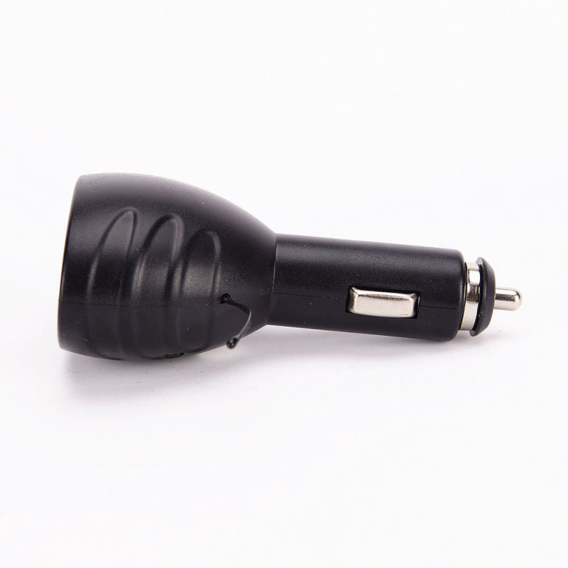Black 3 In 1 Dual USB Adapter 2.1A Car Charger 100*56*35 mm sgf LBW