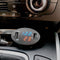 Black 3 In 1 Dual USB Adapter 2.1A Car Charger 100*56*35 mm sgf LBW