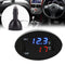 Black 3 In 1 Dual USB Adapter 2.1A Car Charger 100*56*35 mm sgf LBW