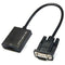 1PCS VGA Male to HDMI Female Adapter Cable Output USB Audio Video Converter NNM