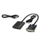 1PCS VGA Male to HDMI Female Adapter Cable Output USB Audio Video Converter NNM