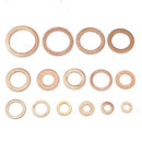 Solid Copper Washers Set Ring Gasket Sump Oil Plug Seal Fastener Accesso VSL