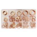 Solid Copper Washers Set Ring Gasket Sump Oil Plug Seal Fastener Accesso VSL