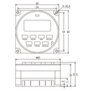 TM618N-2 220V AC 7-Days Digital Programmable Control Power Timer Switch FTX