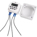 TM618N-2 220V AC 7-Days Digital Programmable Control Power Timer Switch FTX