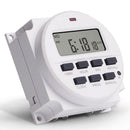 TM618N-2 220V AC 7-Days Digital Programmable Control Power Timer Switch FTX