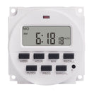 TM618N-2 220V AC 7-Days Digital Programmable Control Power Timer Switch FTX