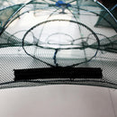 1x Folded Collapsible Fishing Net Minnow Crab Trap Lobster Shrimp Cast Mes YRT