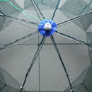 1x Folded Collapsible Fishing Net Minnow Crab Trap Lobster Shrimp Cast Mes YRT