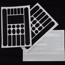 5PCS Bike Folding Frame Protective Film Anti- Scratch Rhinoceros Leather S ZXA