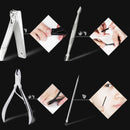 Nail Care 12 Piece Manicure Set Cutter Cuticle Clipper Pedicure Kit Case Gifts