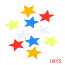 10pcs Star Shape Scotchlite Hi-Vis Reflective Stickers High Visibility Dec FRA
