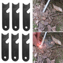 6Pcs Outdoor Survival Camping Flint Scraper Stone Fire Starter Lighter M VVA