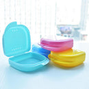 2x Dental Orthodontic Retainer Denture Storage Box Case Mouthguard Container VNF