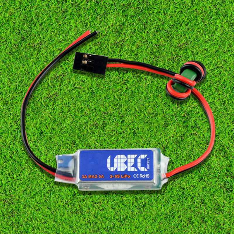 2Pcs 5V UBEC Support 2-6S Lipo Battery Fully Shielded Anti-interference EFE