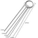 3Pcs Airbrush Spray Cleaning Repair Tool Kit Stainless Steel Needle Bru PAA
