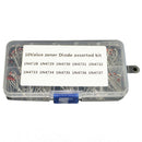 200Pcs 1W Assortment 1N4728~1N4737 3.3V 3.6V 3.9V 4.3V 4.7V 5.1V 5.6V 6 FLL GMB