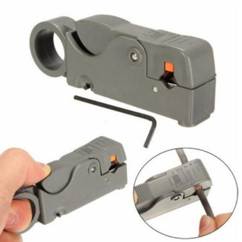 Cable Stripper Rotary Coaxial Stripping Networking Computer PC Desktop 1P IAQ