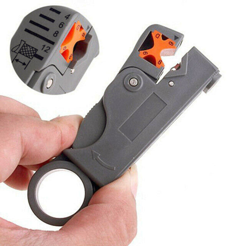 Cable Stripper Rotary Coaxial Stripping Networking Computer PC Desktop 1P IAQ