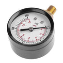 2Pcs Air Oil Water Pressure Test Gauge 1/8NPT Male Thread 0-200 PSI 0- KPJ UDI