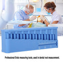 Dental Instrument Root Canal Endo Block Files Measurement Measuring Rul AMV