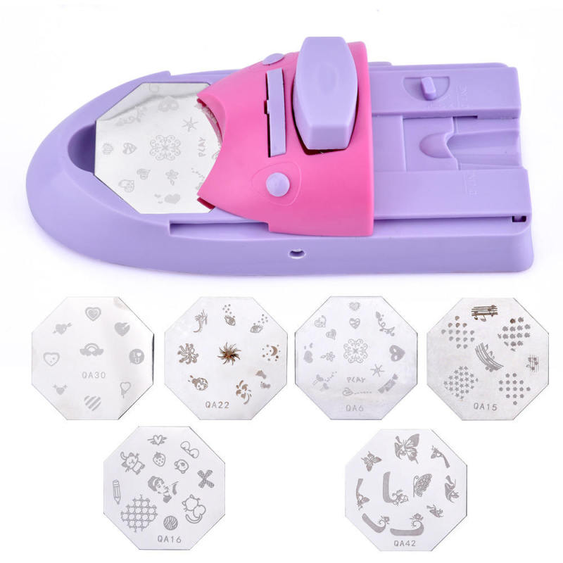 Nail Art Stamping Printing Machine DIY Pattern Stamper Manicure Nail Print OJJ