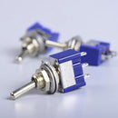 15Pcs Mini MTS-102 3-Pin SPDT ON-ON AC 250V Toggle Switches 2 Position EPM VUO