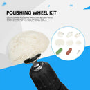 9Pcs Polishing Buffing Pad Mop Wheel Drill Kit Manifold Aluminum Stainl LWL