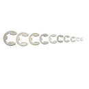 120Pcs 304 Stainless E-Clip Retaining Circlip Assortment Kit M1.5-M10 E New dfg