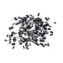 200Pcs DIY 15 Values 0.1uF-220uF Electrolytic Capacitor Assortment Kit with Box