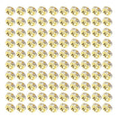 100pcs Multi Rondelle Brass Rhinestone Bracelet Spacer Beads sgs LZQ
