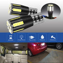 2 x T10 501 194 W5W SMD Car HID White CANBUS Error Free Wedge Light Bulb YAO