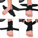 1 Pair Ankle Brace Support Stabilizer Guard Sprain Tendonitis Drop Foot Strap cv