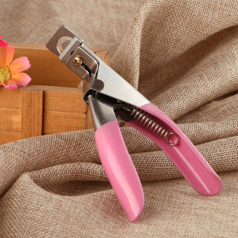 2Pcs Manicure Tips Cutter Nail Scissors Acrylic False Nail Clipper Nail A VLB