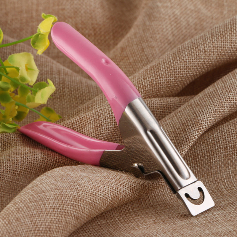 2Pcs Manicure Tips Cutter Nail Scissors Acrylic False Nail Clipper Nail A VLB