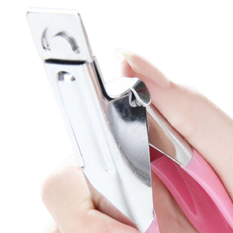 2Pcs Manicure Tips Cutter Nail Scissors Acrylic False Nail Clipper Nail A VLB