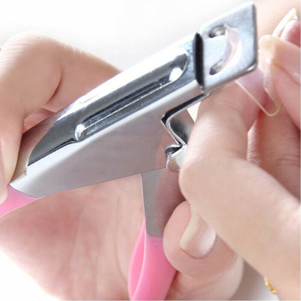 2Pcs Manicure Tips Cutter Nail Scissors Acrylic False Nail Clipper Nail A VLB