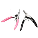 2Pcs Manicure Tips Cutter Nail Scissors Acrylic False Nail Clipper Nail Art tyu