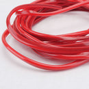 2PCS 5m Red Car Door Moulding Rubber Scratch Protector Strip Edge Guard Trim
