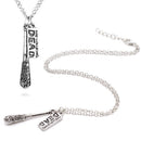 Walking Dead Cudgel And Letter Punks Pendant Necklace Unique Design Acc RKK