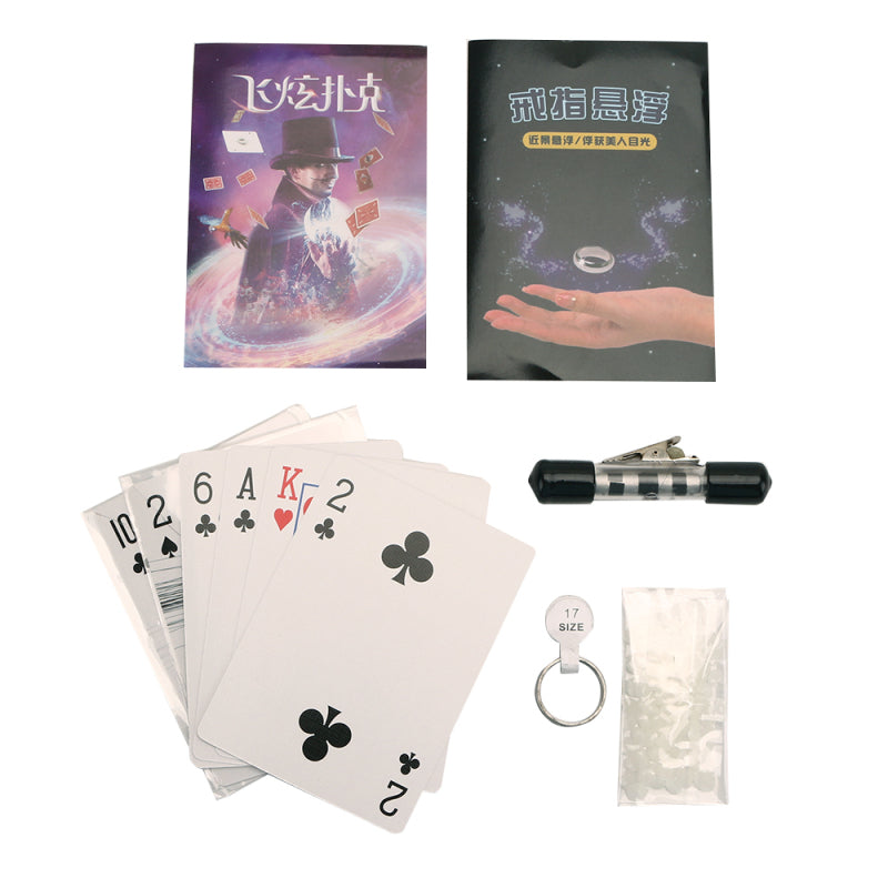 Left Magic Floating Ring Magic Tricks Play Ball Pen Floating Effect of I GCL