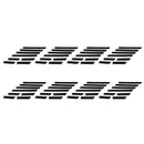 9 Sets Car Door Edge Guards Trim Moldings Protection Strip Scratch Protector Set