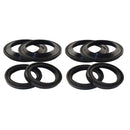 2 Sets Black  Motorcycle Rubber ATV Front Fork Damper Absorber Oil&Dust Se QHI