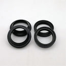 2 Sets Black  Motorcycle Rubber ATV Front Fork Damper Absorber Oil&Dust Se QHI