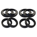 2 Sets Black  Motorcycle Rubber ATV Front Fork Damper Absorber Oil&Dust Se QHI
