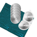 10x Rotary Cutter Blades Cutting Mat Clip Quilters Sewing Fabric Leath MCK