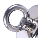 Round Sided Super Strong Neodymium Fishing Magnet Eyebolt Pulling Force D42 1Pcs