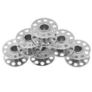 20Pcs Metal Stainless Sewing Machine Bobbins for Kenmore Viking Singer  A HMN