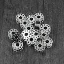 20Pcs Metal Stainless Sewing Machine Bobbins for Kenmore Viking Singer  A HMN