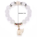 Vogue Elephant Natural Stone Beaded Yoga Bracelet Chains Women Ladies J BUY
